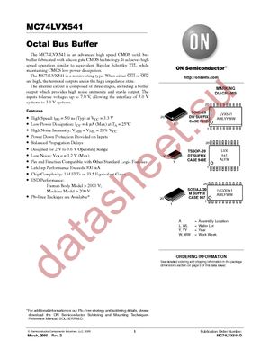 MC74LVX541MG datasheet  